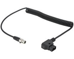 SPHProducts – D-Tap Male Naar 4-pins Mini XLR-adapter – Voeding Monitor – Professionele Kwaliteit – Compact Formaat – 12V Voedingskabel – Geschikt voo