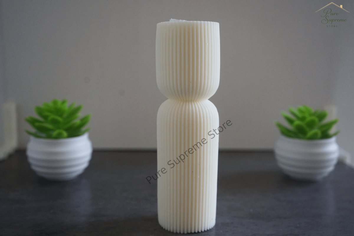 Decoratie kaars pilaar medium | Handgemaakt