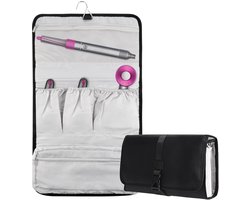 Store_7 - Reisdraagtas - Opbergtas - Draagbaar en opvouwbaar - Zwart - Voor Dyson Airwrap Styler - Ideaal voor onderweg - Modern design