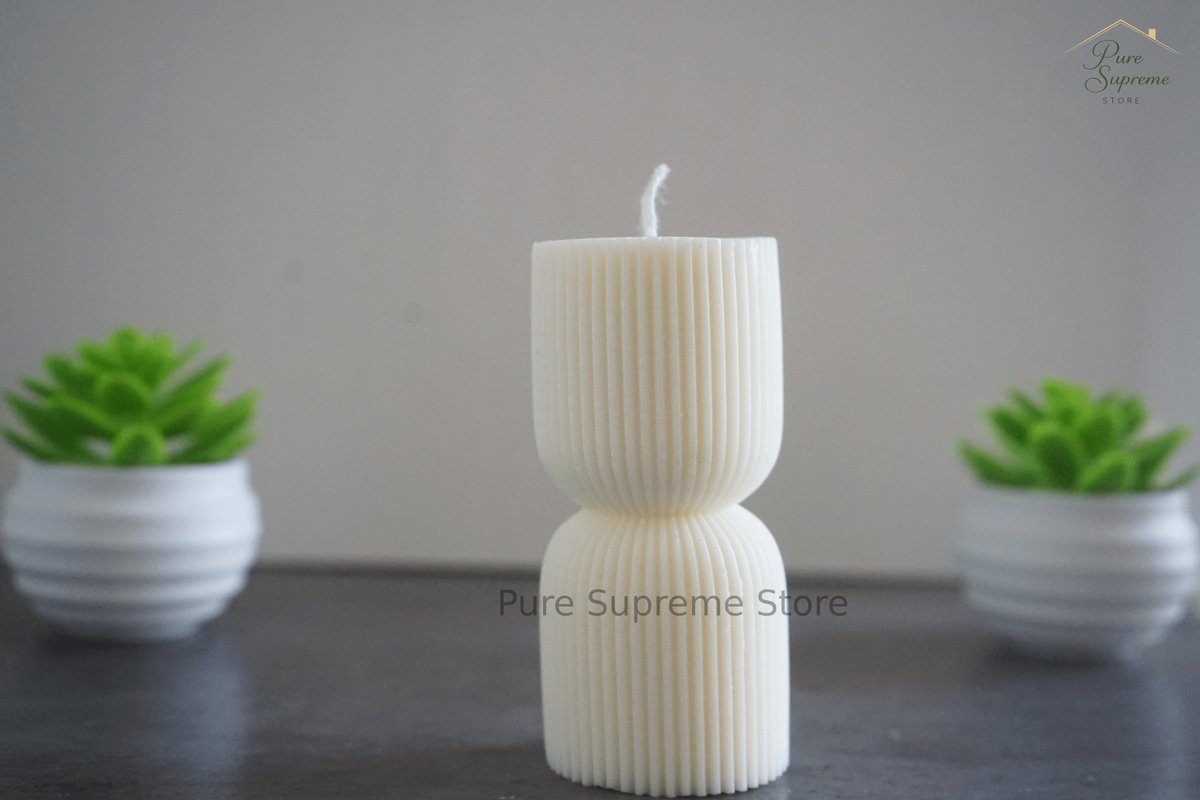 Decoratie kaars pilaar small | Handgemaakt