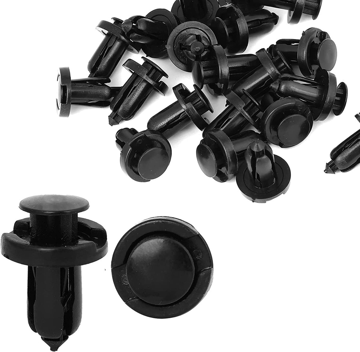 Store_8 - Auto Body Trim Clips - Klinknagel Bevestigingsmiddelen - Universele Set - Zwart - 25 stuks - Geschikt voor auto-onderdelen - 13,1 x 12,6 ...