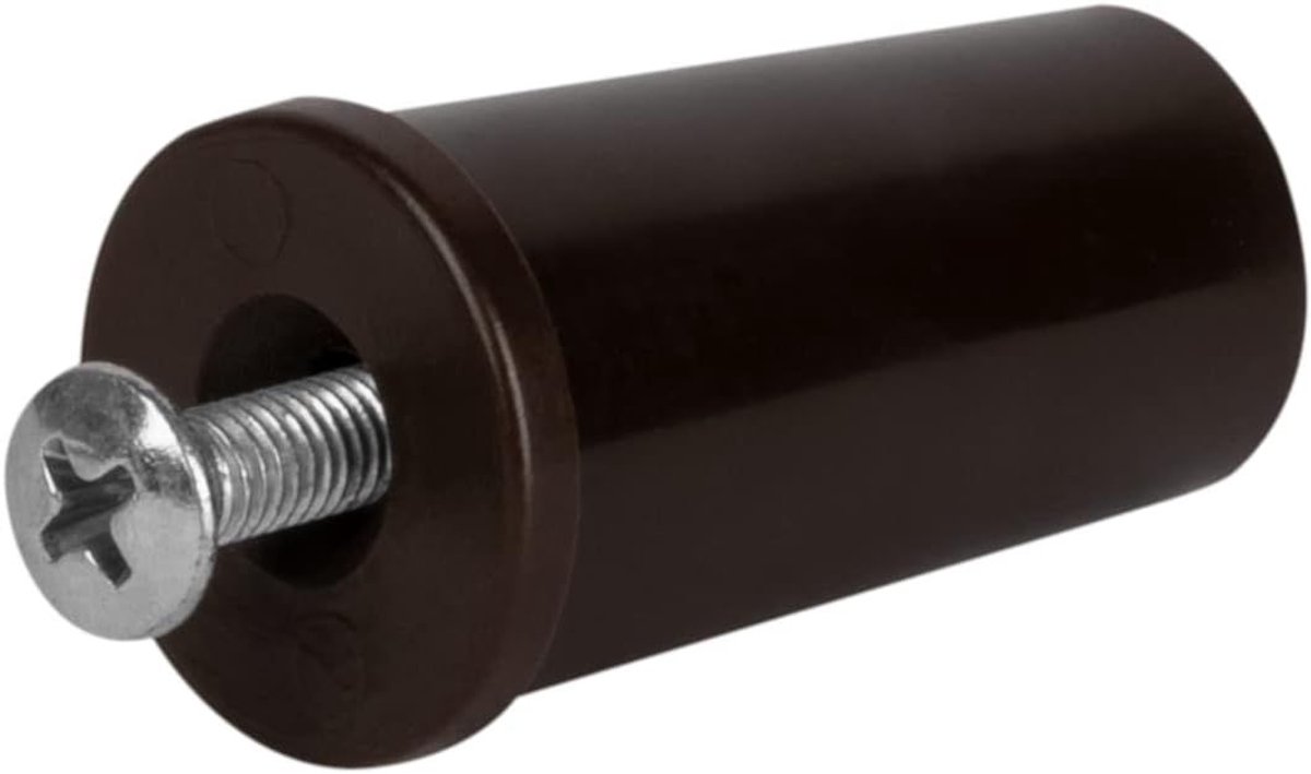 Schellenberg 10258, bruine rolluikstopplug, 24 x 39 mm, 39 mm, 4 stuks