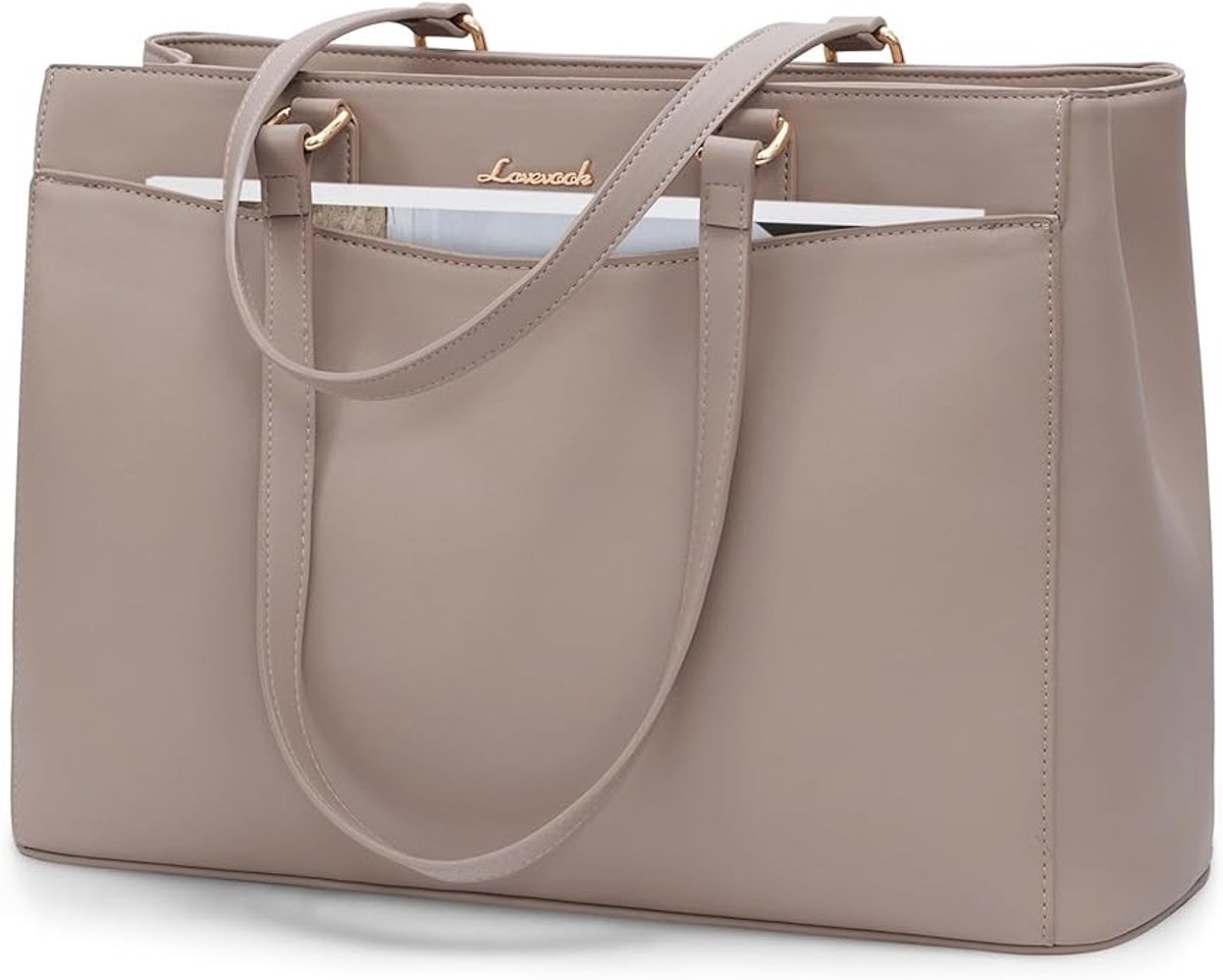 Elegante laptoptas voor dames met waterdichte eigenschappen en ruim ontwerp