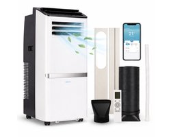 Aironex Mobiele Airco 12000 BTU – App & Afstandsbediening – Stil & Compact – Mobiele Airconditioner met Raamafdichting - Mobiele Airco voor Slaapkamer, Woonkamer, Kantoor