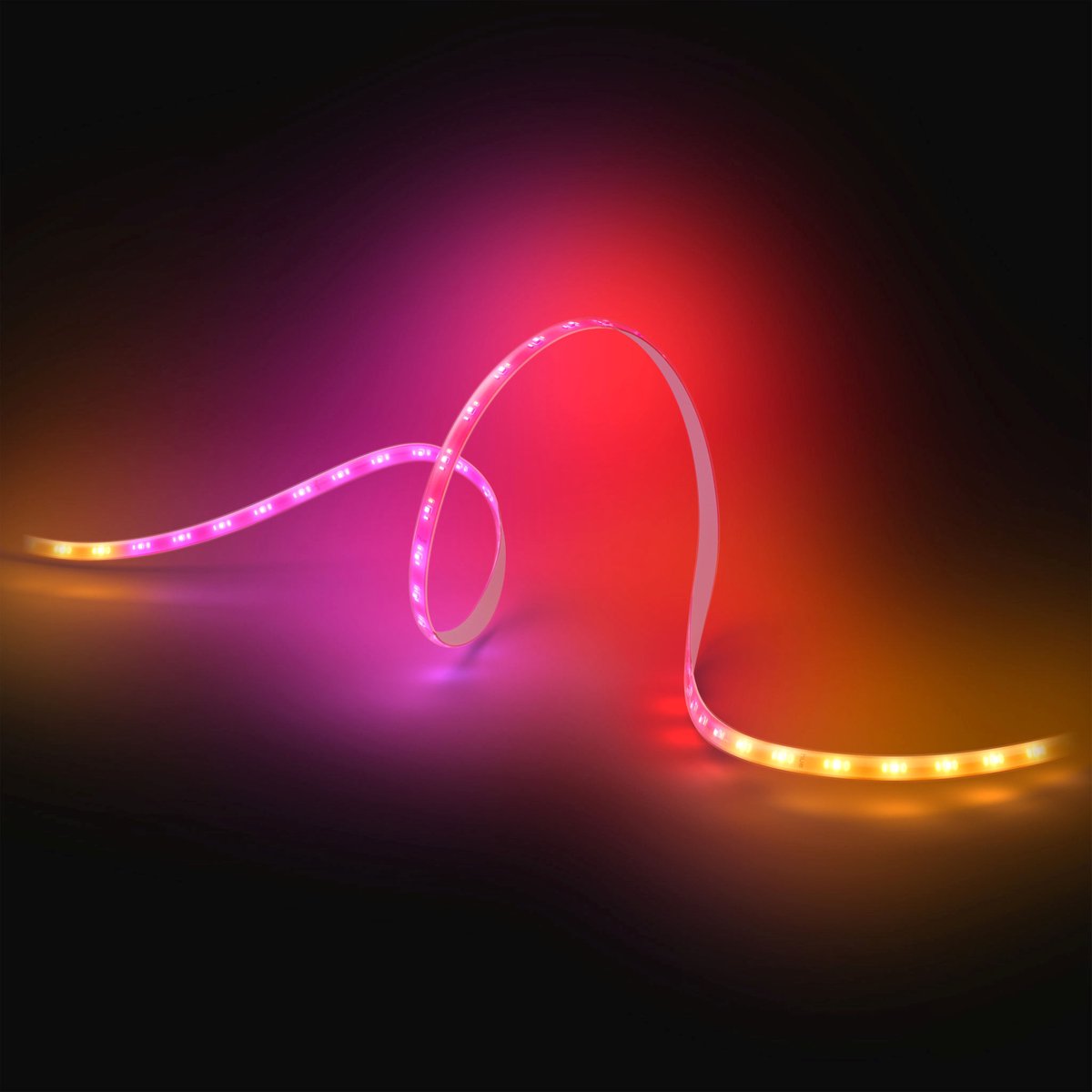 Philips Hue Flux LED strip 5 Meter - Wit en Gekleurd Licht - Light Strip - Incl. Voedingskabel - Hue White and Color Ambiance — afbeelding 2