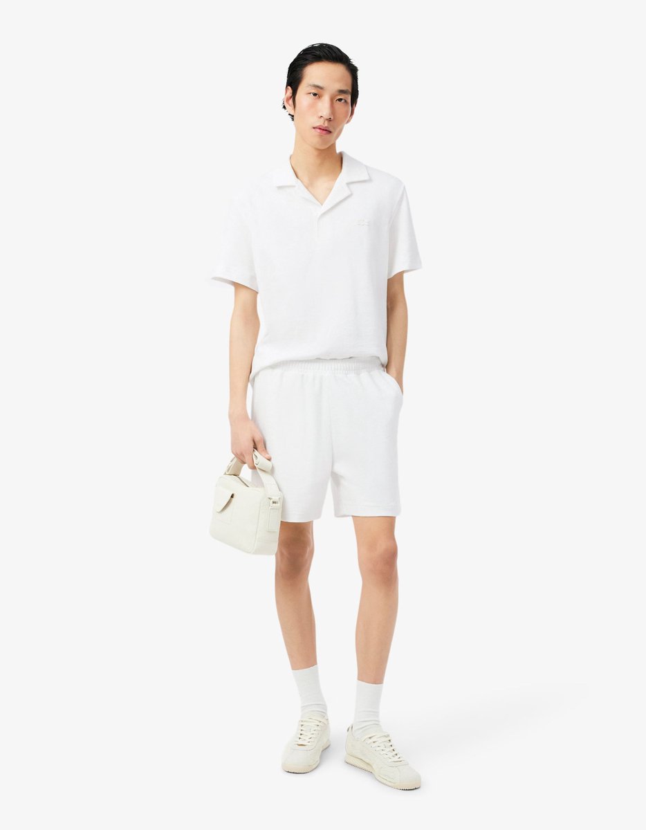 Lacoste Broek Ecru Lacoste 1hg1 Men’s Shorts Shorts Ecru Gh1973-61 Creme