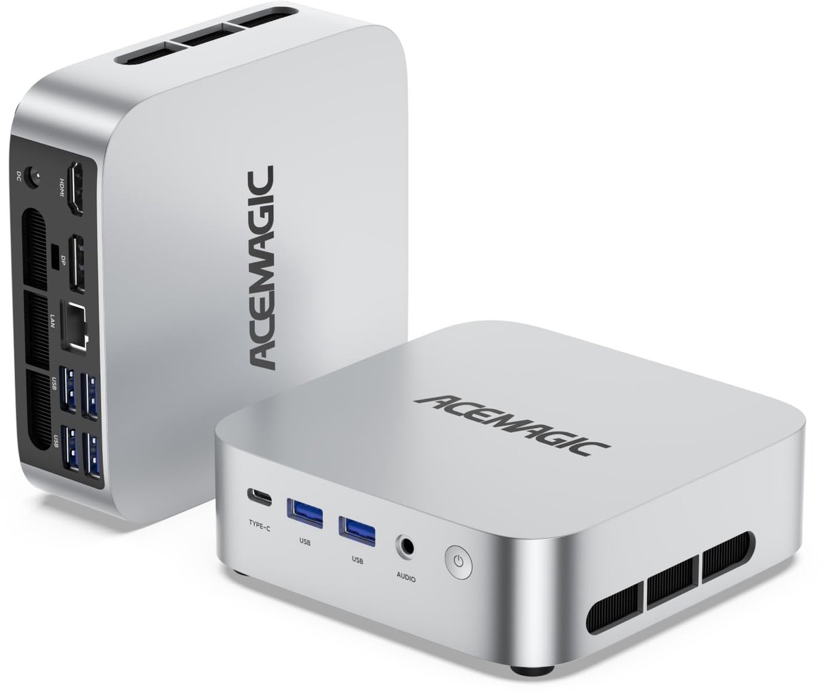 ACEMAGIC M1 Mini PC AMD Ryzen 7 6800H 32GB LPDDR5 512GB PCle SSD Mini Computers (8C/16T, tot 4.7GHz), Desktop met Windows 11 Pro - Wifi 6 - BT5.2 - Type-C