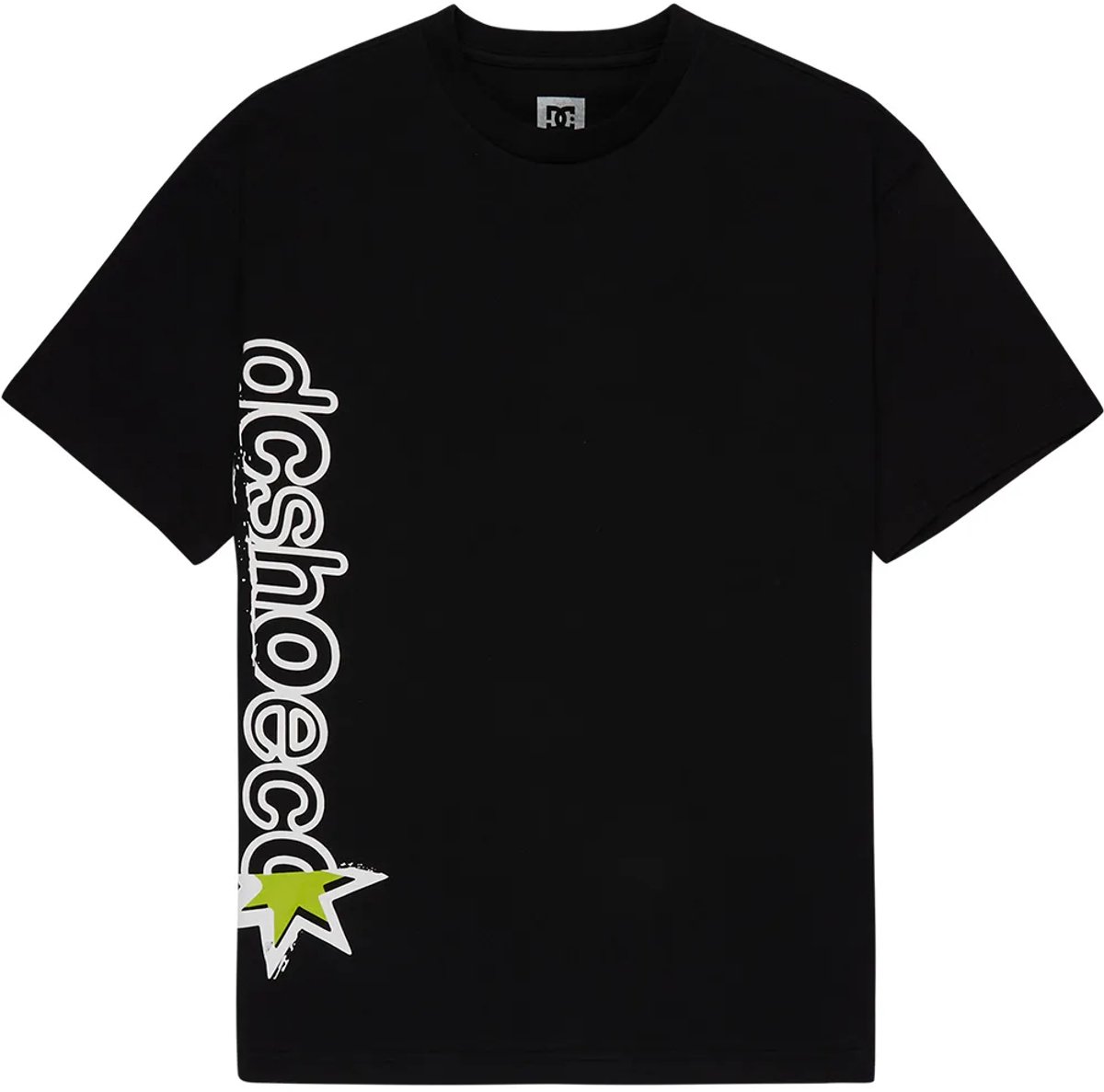 Dc Shoes Shock Side T-shirt Met Korte Mouwen M Man Zwart