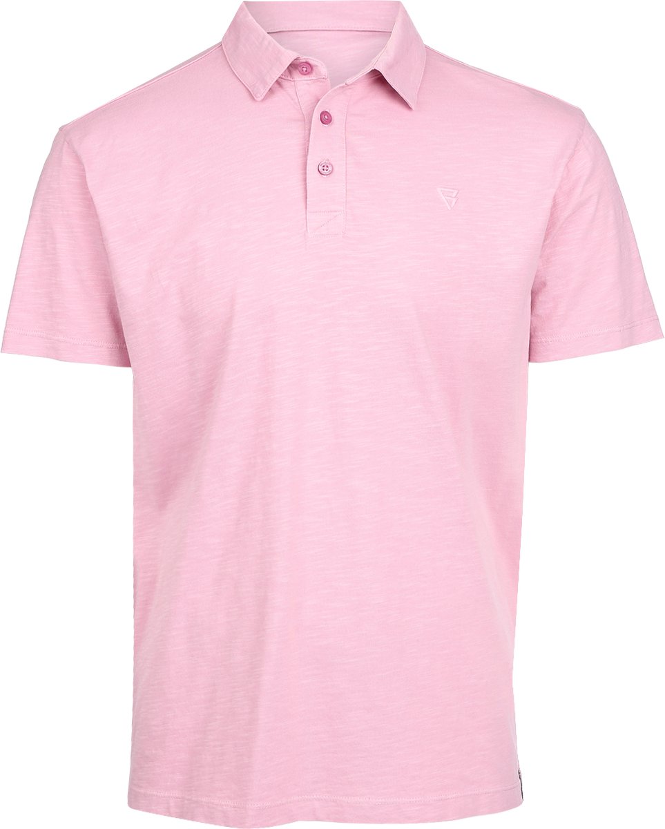 Brunotti Palorai Polo Heren 100% Katoen REgular Fit XXXL Mauve Mist