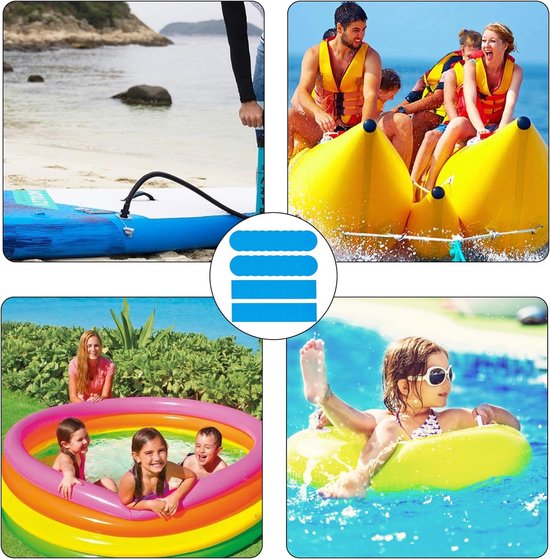 Zwembad reparatieset - PVC patches - Gaten dichten - Onderwater te gebruiken - 40 stuks - Transparant van Merkloos — afbeelding 5