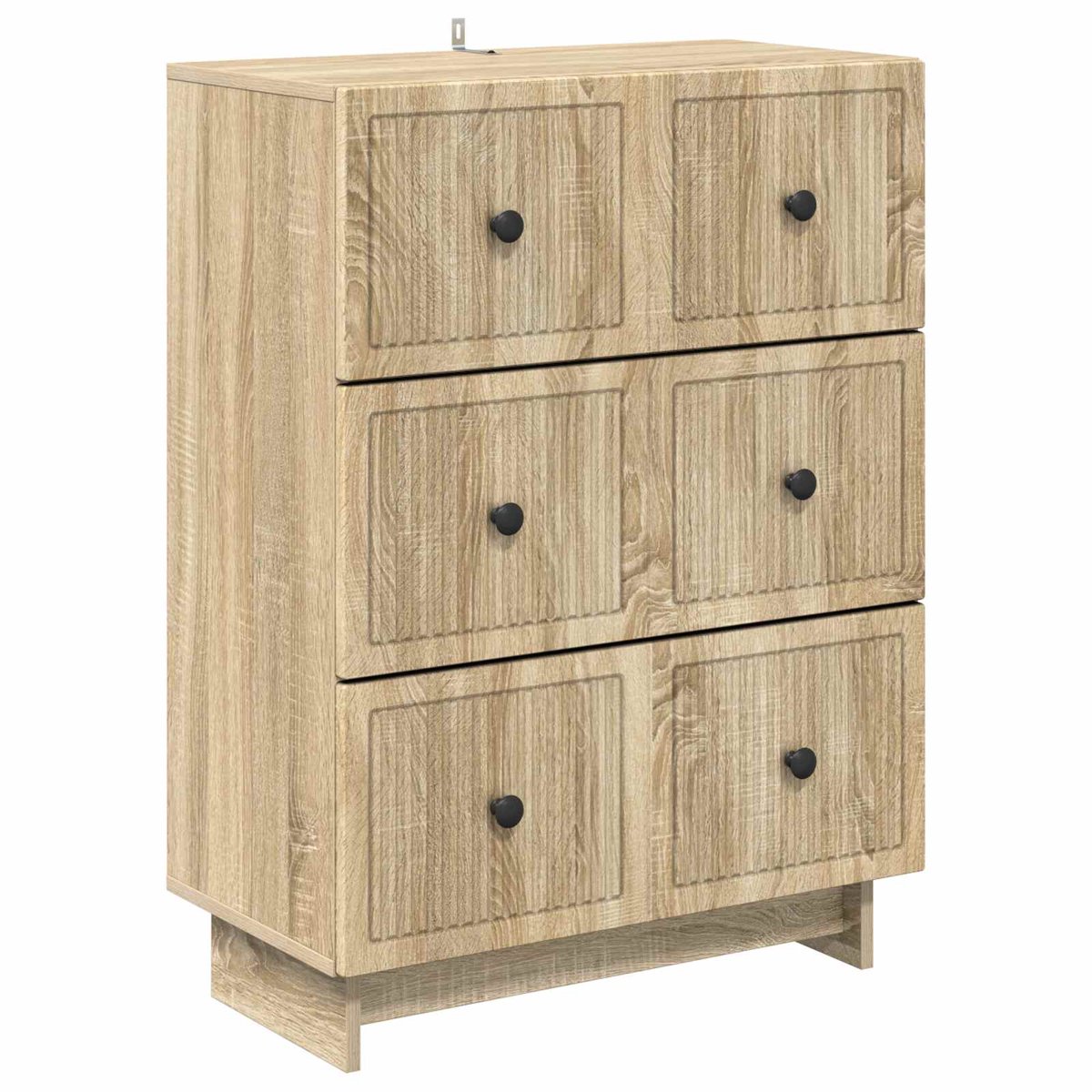 vidaXL Ladekast - 66 - x - 34,5 - x - 90 - cm - Bewerkt - hout - Sonoma - Eiken