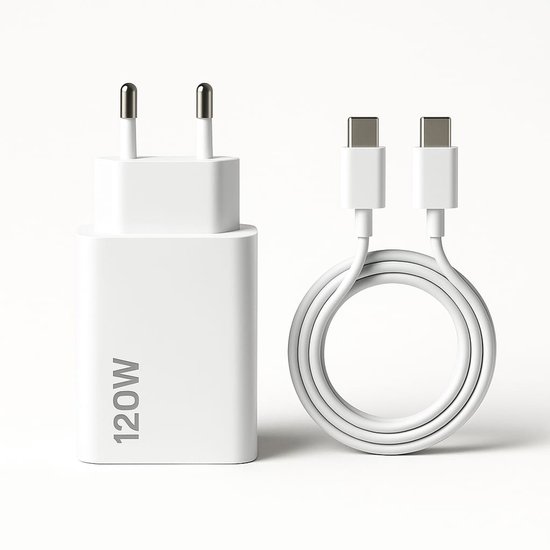 120W Snellader 4 Poorten USB-C PD & QC – Snel Opladen iPhone Samsung Tablets Powerbanks