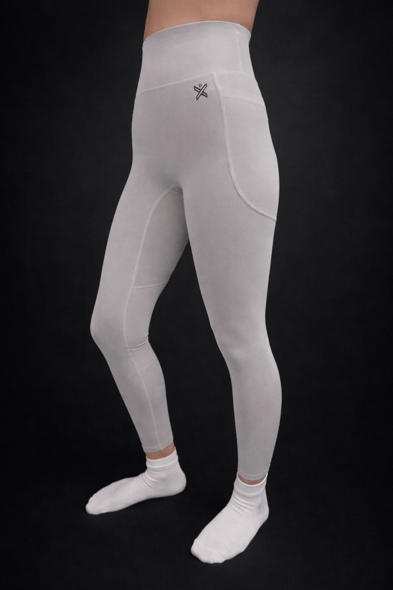 MaxOut - Sportkleding - Sport legging dames - Grijs - Maat S