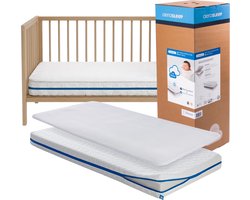 AeroSleep® Evolution 2-in-1 matraspakket: Babymatras + 3D matrasbeschermer - 90 x 40 cm
