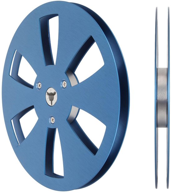 ONF3 - Lege Takeup Reel - 7 Inch Tape Spoel - Geschikt voor Reel-to-Reel Spelers - Blauw - Vervangende Tape Reel - Aluminium Kwaliteit van Onf3 — afbeelding 3
