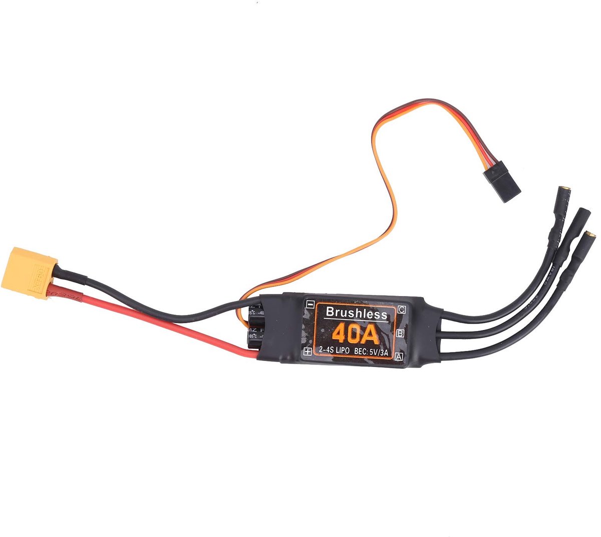 Golden crown - Borstelloze RC Drone - 40 A - Elektronisch - Motorregelaar - BEC-uitgang - 2-4 S Accu - Vliegtuigaccessoires
