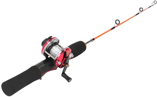 Golden crown - Ijs Hengel Reel Combo Set - Complete IJsvis Gear - 56cm - Perfect voor Wintervissen - Inclusief Haak en Scoop - Voor de Serieuze Visser van golden-crown — afbeelding 3