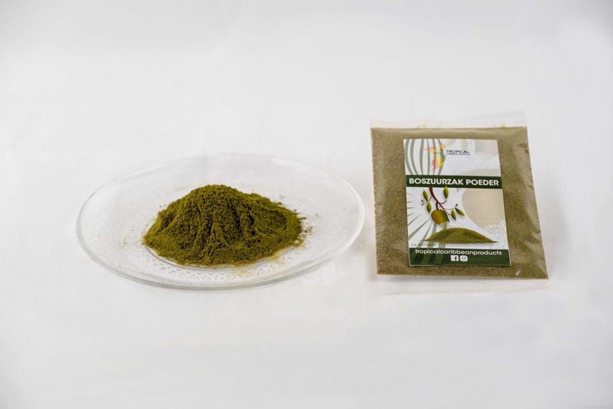 Bos Zuurzak Poeder (Soursop / Graviola) – Cafeïnevrij Kruidenpoeder – 25g