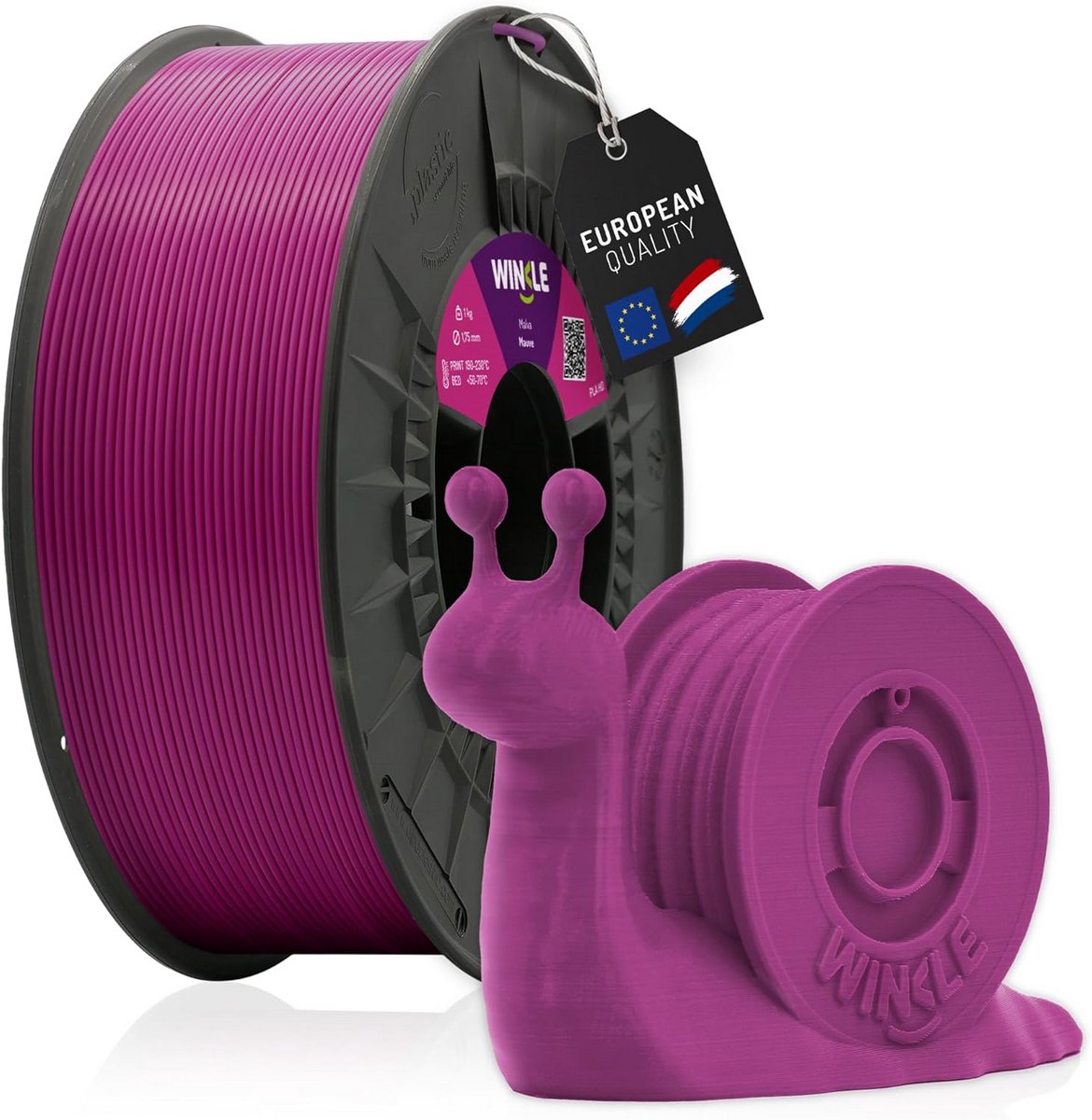3D Printer Filament - PLA Materiaal - Objecten Printen - Hoge Kwaliteit - 1.75mm 1kg - Mauve
