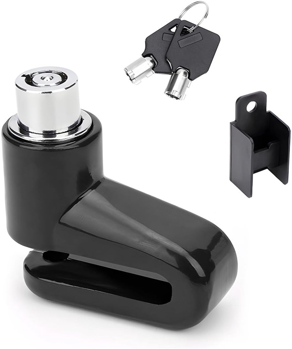 Dailygoods- Fietsschijfvergrendeling - Schijfremslot met alarm - Diefstalbeveiliging - Geschikt voor fiets/motorfiets - Robuust en waterdicht - Inclusief 2 sleutels