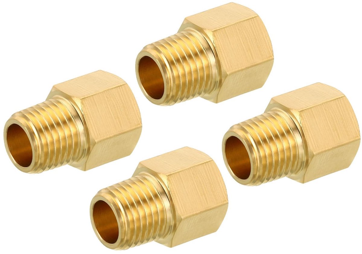 Dailygoods - Messing Pijp Fitting Hex Reducer Adapter Set