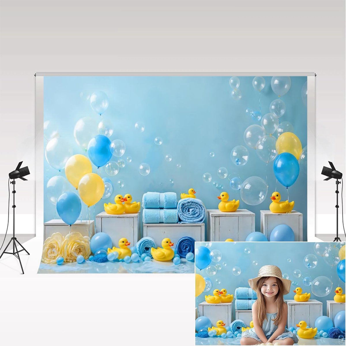 Dailygoods- Fotografie Achtergrond 2,2x1,5 m - Microvezel - Lichtblokkering - Decoratieve Achtergrond - Baby Shower - Cake Smash - Zacht Handvat - Fotografie Backdrop