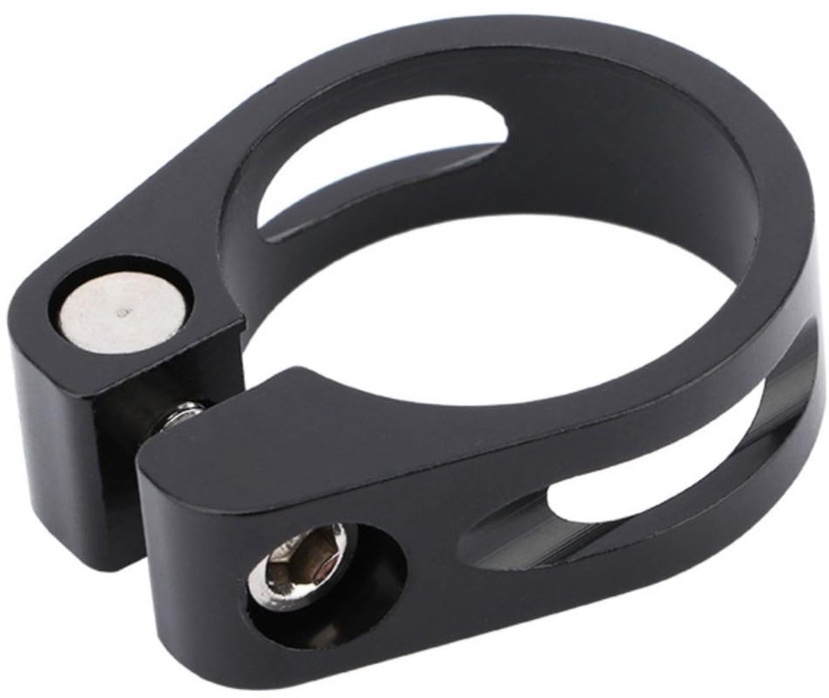 Dailygoods - Fietszadel Klem Aluminium - 34.9 mm - Lichtgewicht en Duurzaam - Voor Mountainbike - Verstelbaar - Ideaal voor Racefiets - Geschikt voor...