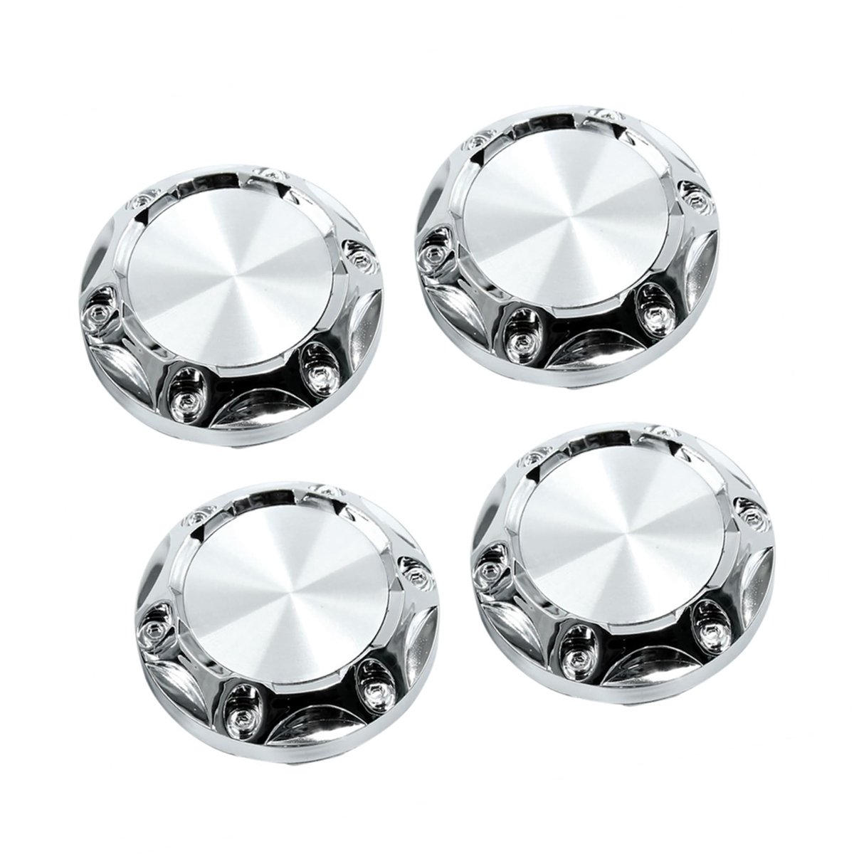 Dailygoods- Wieldoppen 68 mm - 4 Stuks - Universele Naafdoppen - Eenvoudige Installatie - Kunststof - Elegante Look