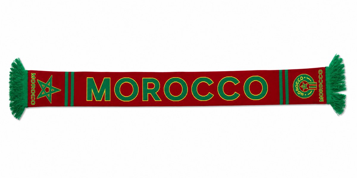 HD Sjaal Morocco | WK 2026 | Marokkaans Elftal Sjaal | Marokko Souvenir