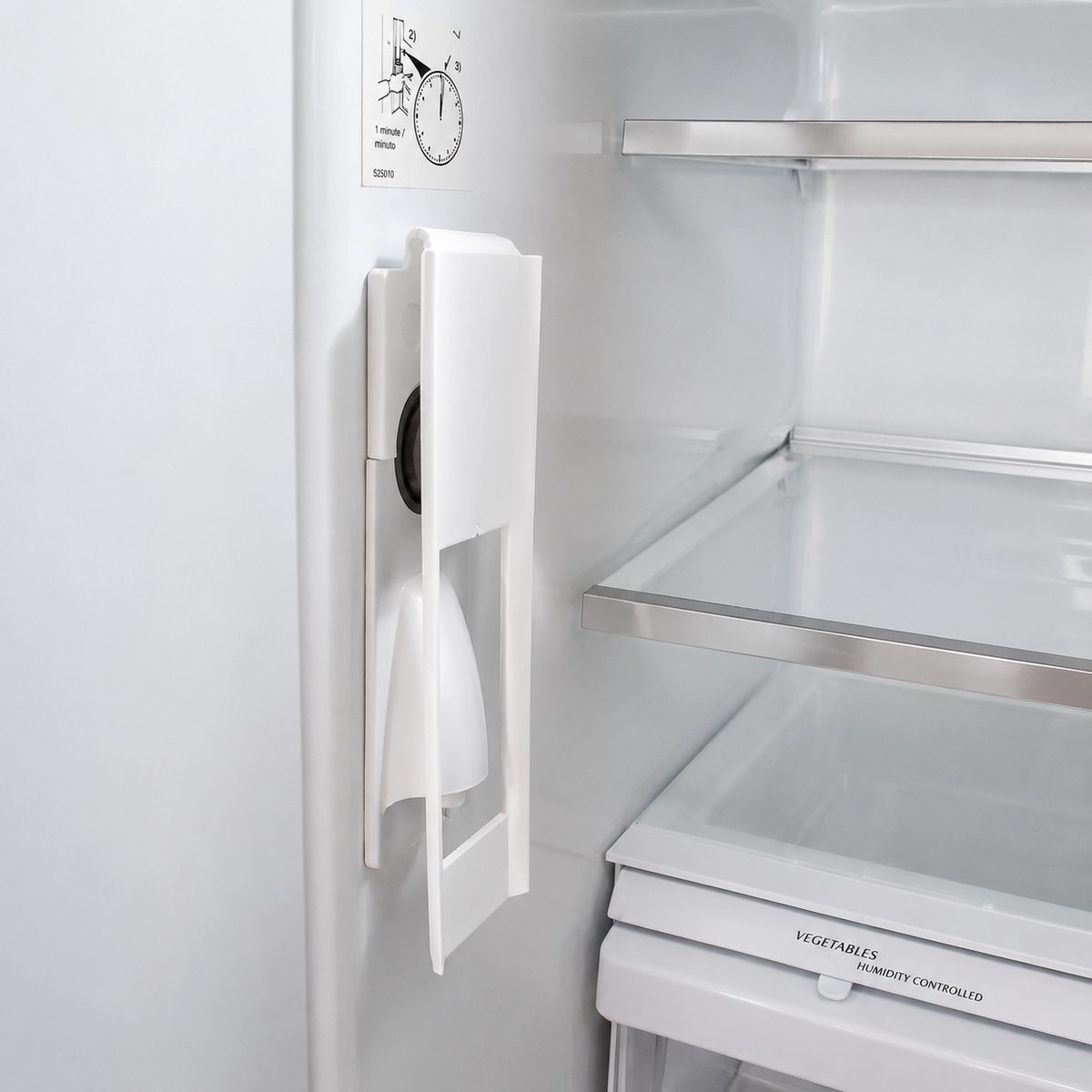 Whirlpool Koelkast Hendel Waterdispenser - Waterdispenser Bedieningshendel - Koelkast Water Uitgifte Hendel - Vervanging Voor Whirlpool En Compatibele Koelkasten - Duurzame Waterdispenser Schakelaar - Eenvoudige Montage - Wit