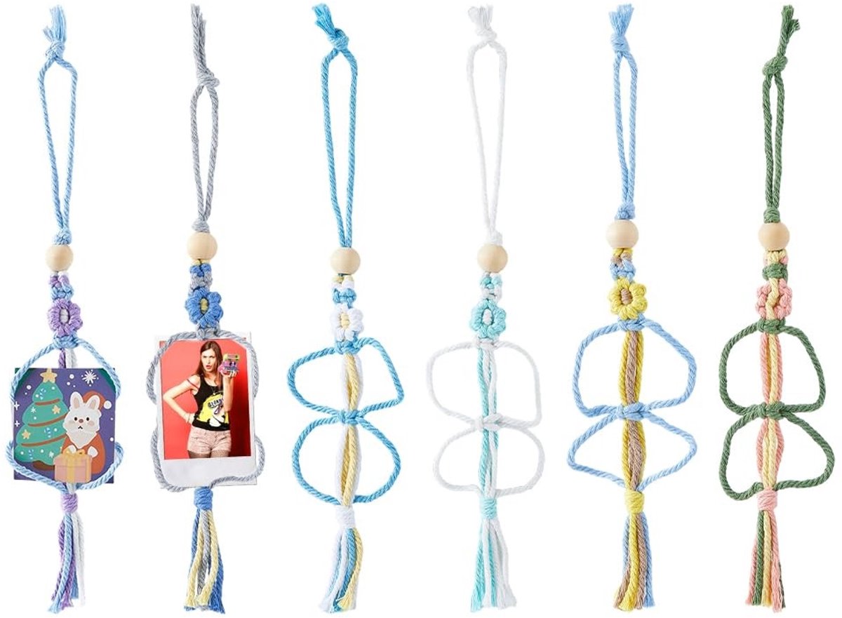 Dailygoods - Set van 6 Auto Foto Hanger Decoraties