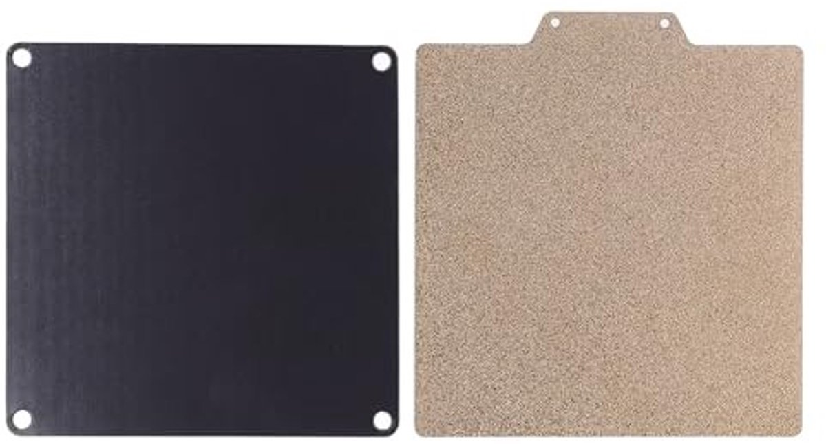 Dailygoods- Bouwbed 120x120mm - 3D-Printer Bouwplaat - Dual Side PEI - Magneet - Flexibel/Robust - Gemakkelijke Verwijdering - 3D-printerplaat