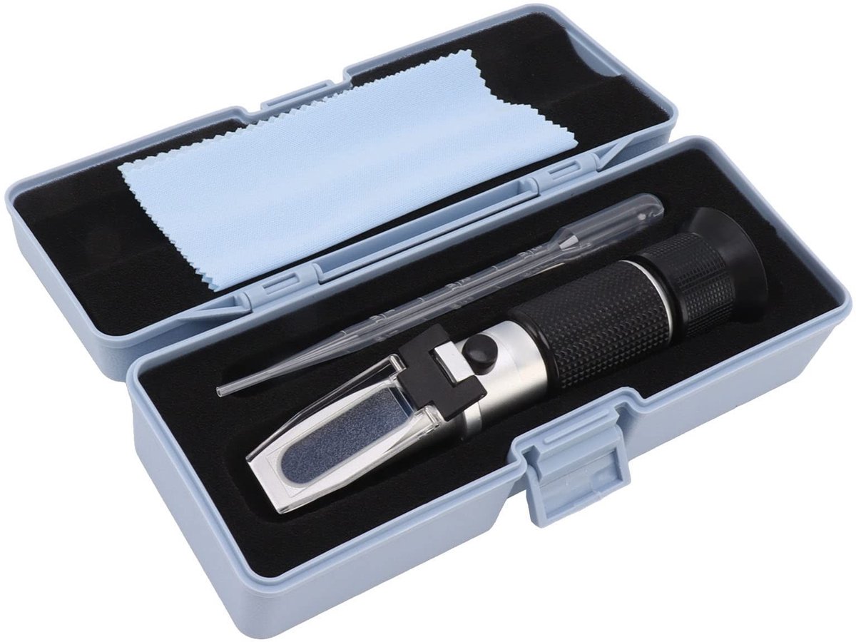 Dailygoods- Melkmeter Snelle Resultaten - Refractometer - Eiwitvocht Test - 0-20% Meetbereik - Lichtgewicht - Automatische Temperatuurcompensatie