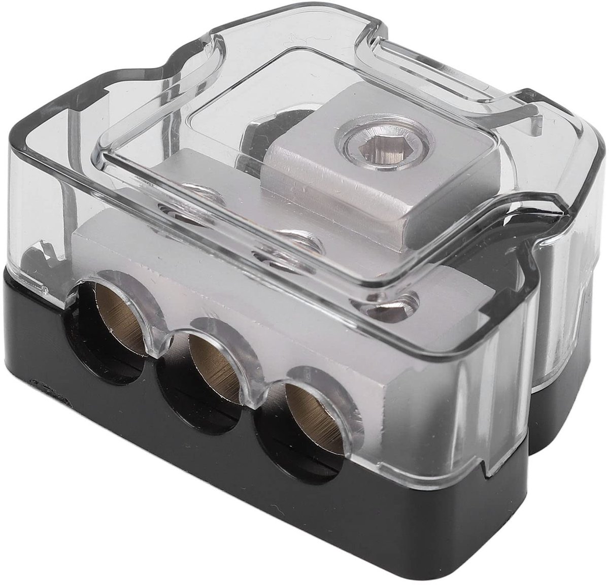 Dailygoods - Auto Stroomverdeler - Audioverdeler - Universeel voor Auto - Zwart - Geluidssysteem - Verdeelblok - 0 Gauge naar 4 Gauge