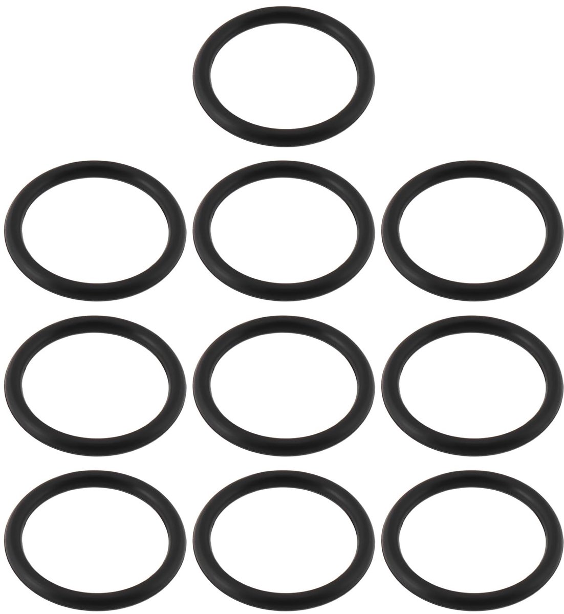 Dailygoods- Afdichtingsringen 10 Stuks - Vervangende Ringen - Compatibel met Shure SE846 - Antislip - Duurzaam - Zwart - Oortelefoononderdelen