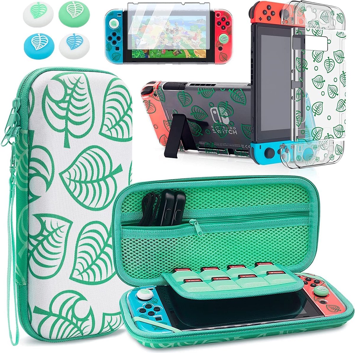 Dailygoods - Draagtas voor Switch en Switch Lite - Bescherming en Opbergtas voor Accessoires
