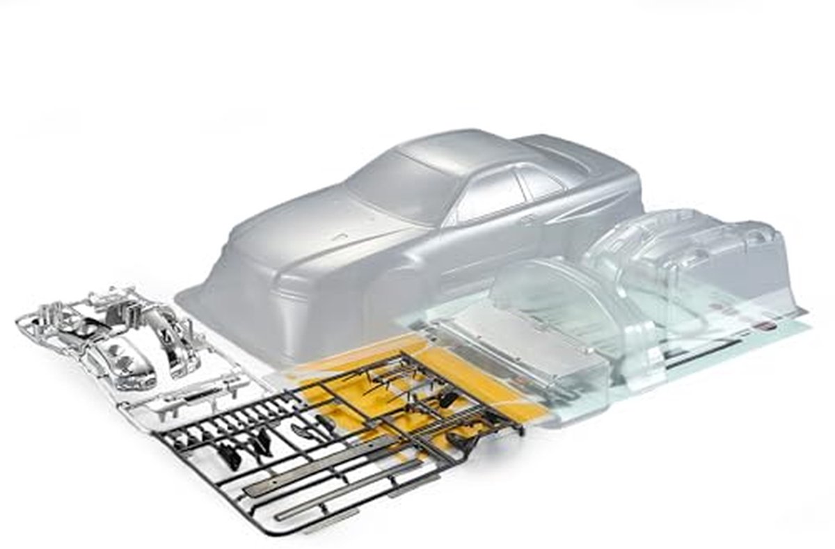 Auto Body Kit - Schaalmodel Carrosserie - RC Auto Tuning - 1/10 Schaal - 195mm Breed - Transparant