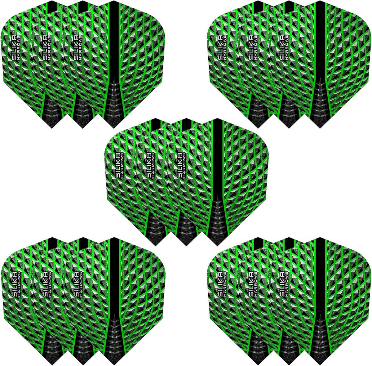 Dartpijlen Sets - Dart Vluchten - Precisie Werpen - Extra Sterk Materiaal - 15 Flights - Smokey