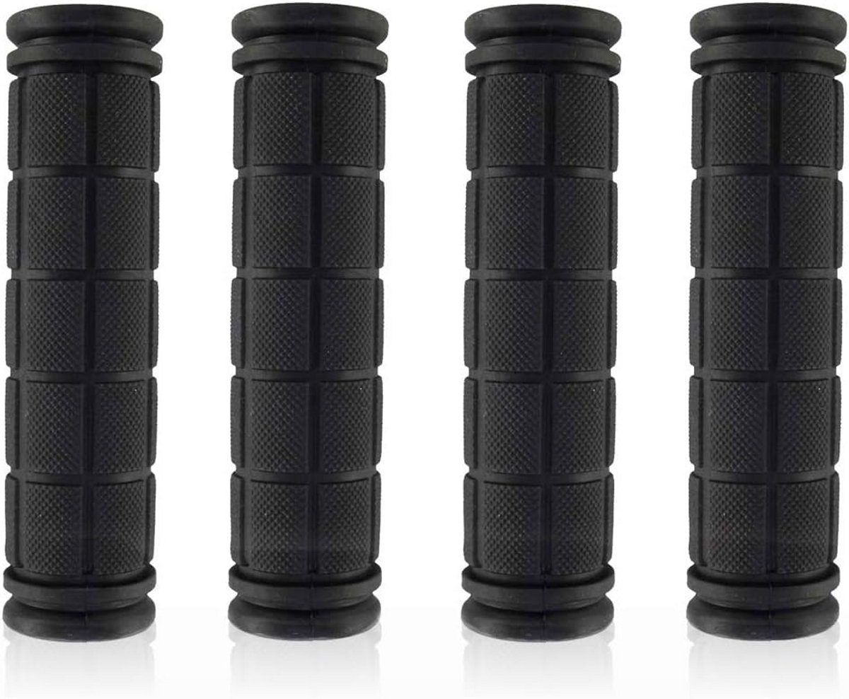 Fiets Handvatten - Stuur Grip - Comfortabel Fietsen - Anti-slip Rubber - 120 mm Lengte - Zwart