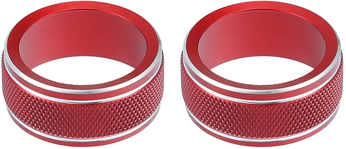 Dailygoods- Klimaatregelingsknop Aluminiumlegering - 2 Stuks - Directe Installatie - Duurzaam - Modieuze Decorstijl - Bescherming tegen Krassen - Knop