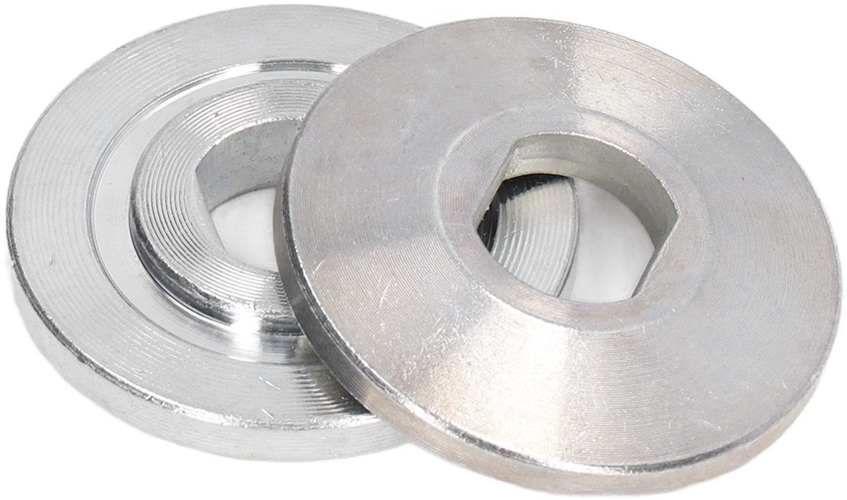 Dailygoods- Drukplaat Hardmetalen - 2 Stuks - Compatibel met 10 Inch Aluminium - Slijtvastheid - Compact Ontwerp - Betrouwbare Functionaliteit - Snijmachine