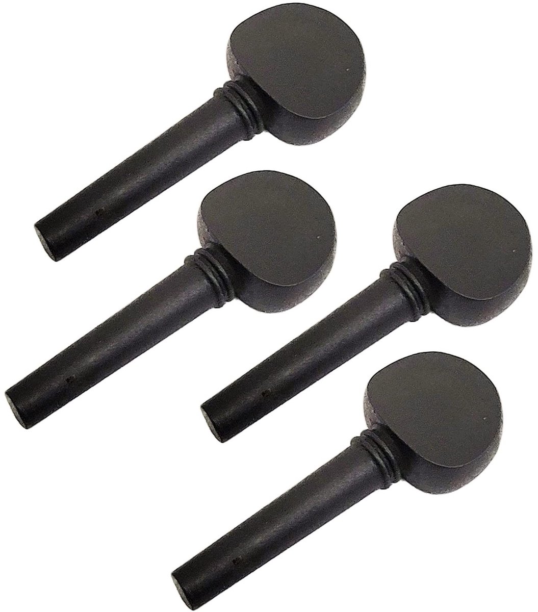 Dailygoods- Viool Tuning Peg Set - Houten Vervangingen - 4 Stuks - 59 mm Lengte - 22 mm Breedte - Hoogwaardig en Duurzaam - Vioolstemmechaniek
