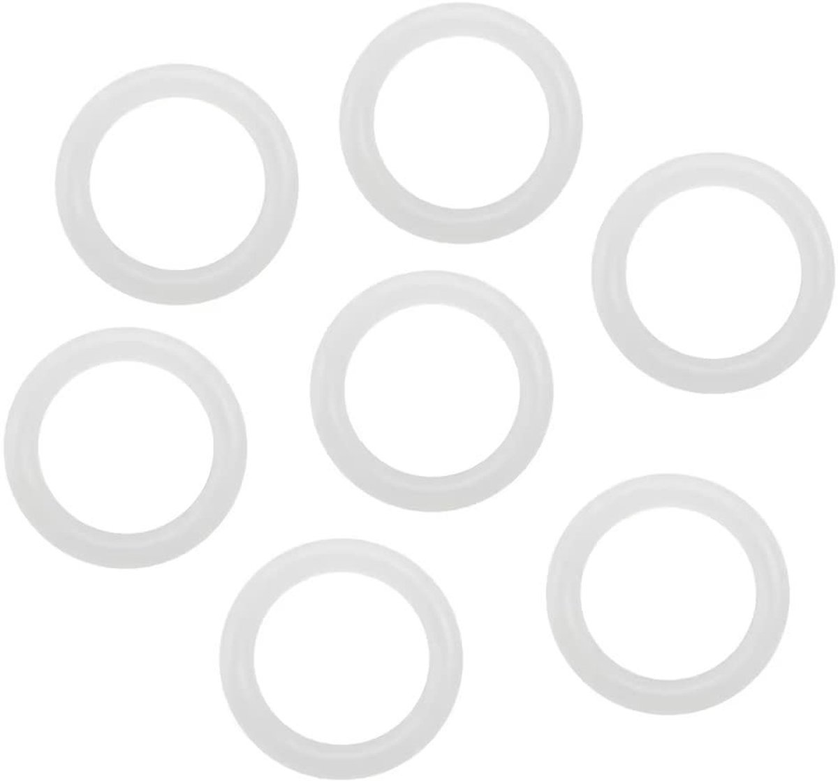 Dailygoods- O-ring 8x2mm - Siliconen Afdichtring - Waterdicht - Drukbestendig - Hoge Temperatuur Weerstand - 100 Stuks