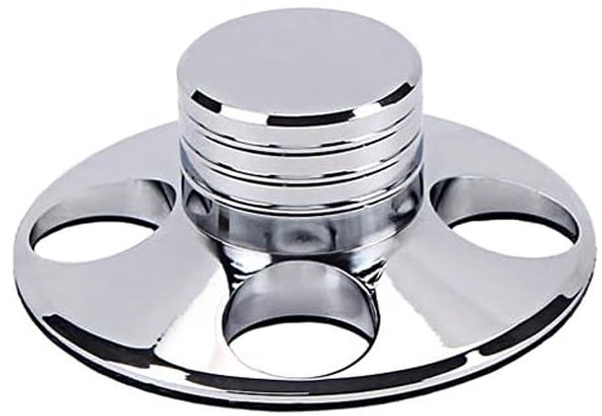 Dailygoods- Recordgewicht Metalen Stabilisator - LP Vinyl Platenspeler - Geluidskwaliteit Verbeterend - Lichtgewicht - Trillingen Verminderen - Diameter 79 mm - Platenspelergewicht