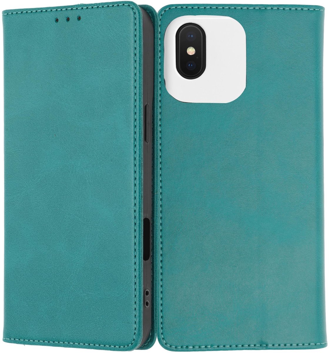 Dailygoods- Telefoonhoes Opklapbaar - Telefoonhoes met Kaarthouder - Telefoonhoes voor iPhone 16 Pro Max - Lichtgewicht - Schokbestendig - Elegant Ontwerp - Smartphonehoes
