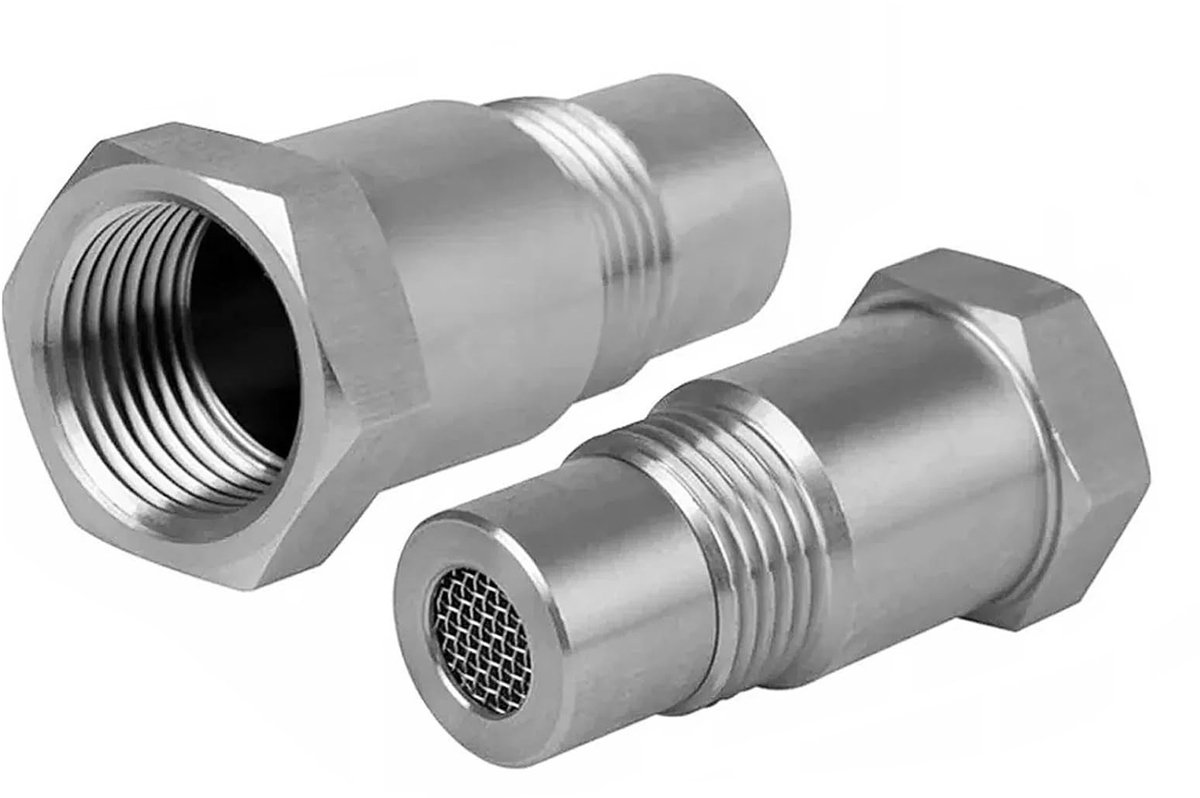 Dailygoods - Zuurstofsensor adapter - Auto - Eliminatie motorstoring - Zwart - Simulator - Uitbreiding - Check engine light - Geschikt voor alle auto'...