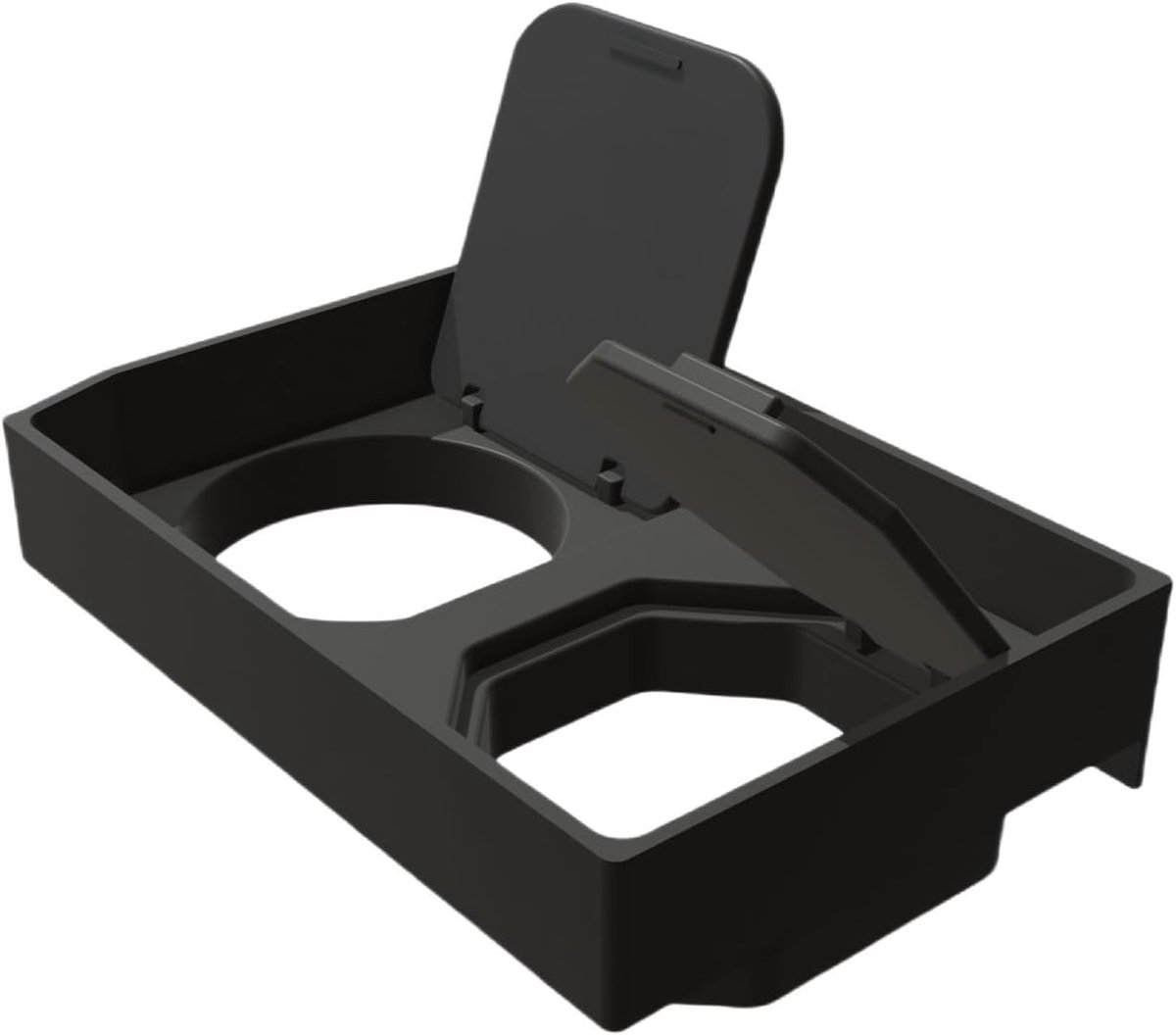 Drankhouder Opbergvak - Middenconsole Organizer - Auto Interieur - 2-in-1 Functioneel - Speciaal voor Bigster - Zwart