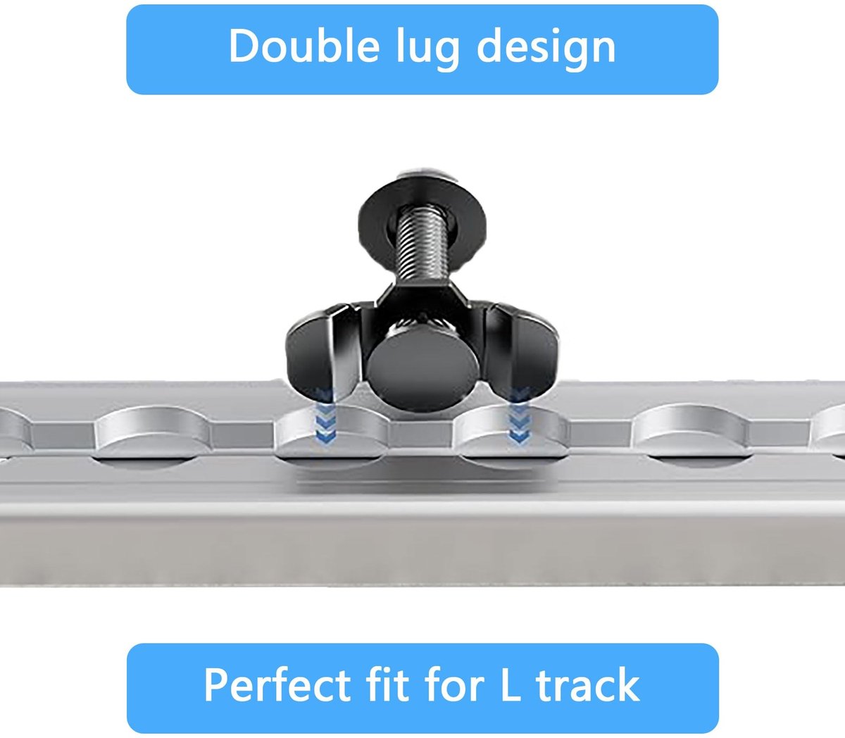 Dailygoods- Schroefbevestigingen 6 Stuks - Bevestigingsmateriaal Schaduwdoek - Luchtrails - Aanhangers - Vrachtwagens - Verzinkt Staal