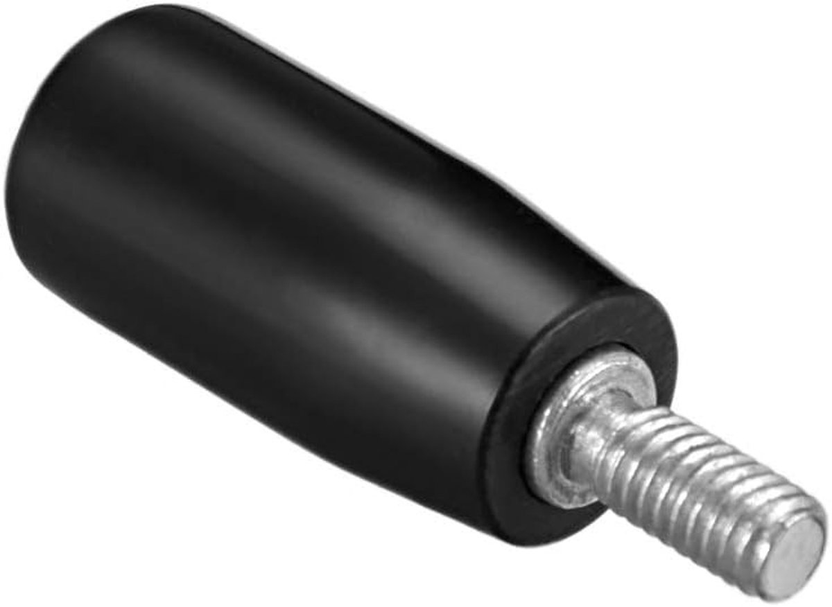 Dailygoods- Handgreep Draaibaar - Schroefdraad M6 - Staal - Zwart - 32 mm - Hoge duurzaamheid - Handvat