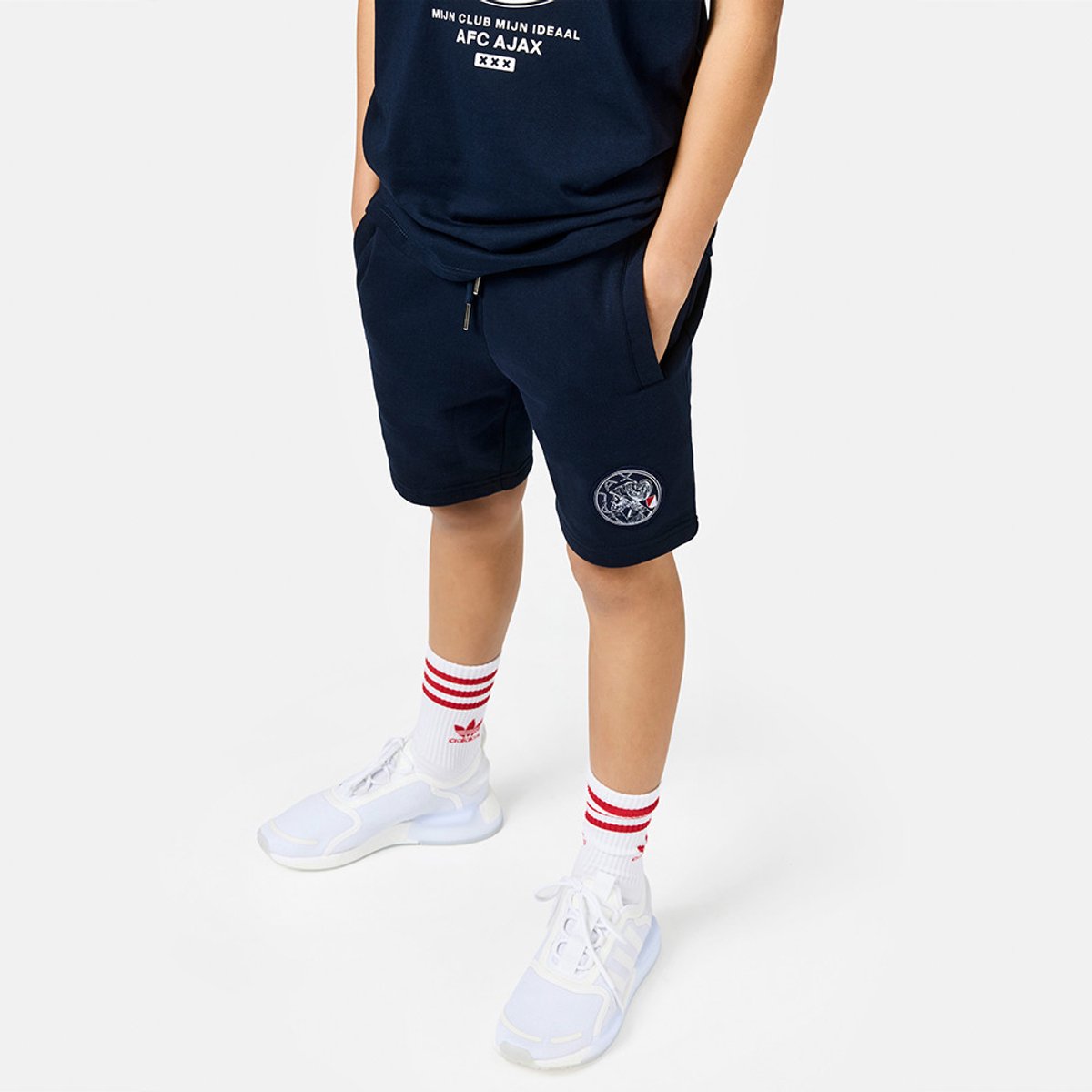 Ajax-short navy logo mijn club junior